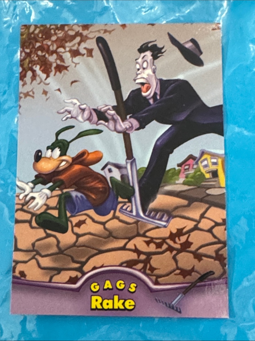 "Disney's Toontown Online Trading Cards Series 3 - Gags: Rake (Rare, Vintage)"